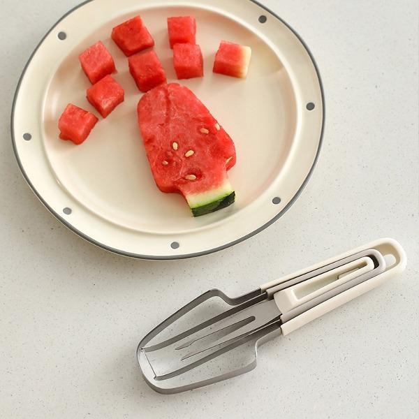 [비밀공구] 3in1 수박칼 세트 수박 슬라이서 커터