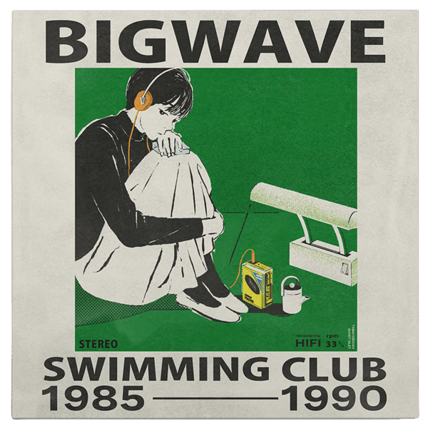 12inch LP Poster | Bigwave Swimming Club