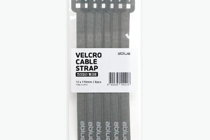 [박스탭] 전선정리 벨크로 6개입 케이블타이