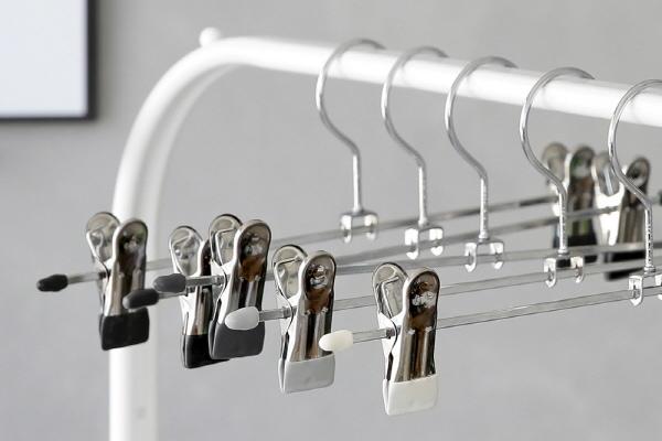 [5%쿠폰]멀티코팅 집게바지걸이 20개