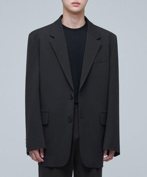 빅 대디 오버사이즈 블레이저 [다크 그레이]