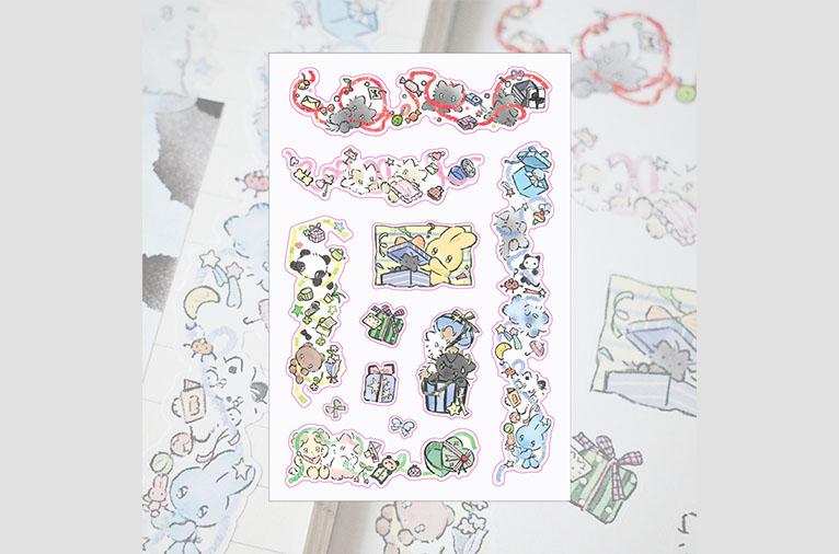 [가벼운 친구들] 선물이 궁금해