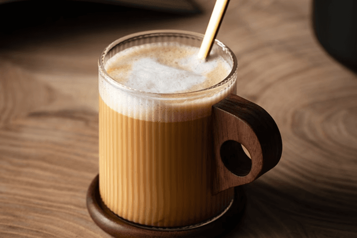 우드링 글라스 홈카페 내열유리컵 유리잔