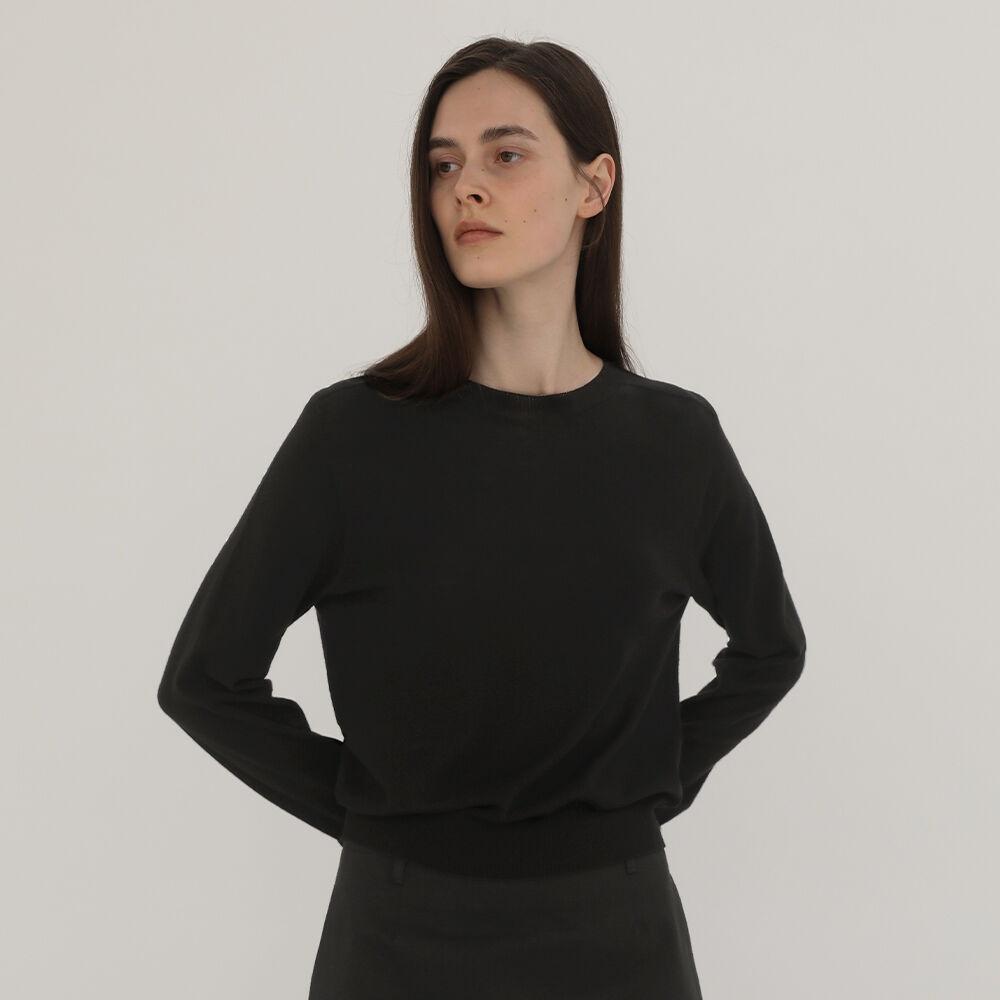 [29CM단독] Wholegarment Classic Knit - Black