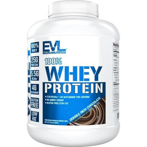 EVLUTIONNUTRITION 웨이 프로틴 더블 리치 초콜릿 맛, 2.268kg, 1개 - 복합 프로틴파우더 | 쿠팡