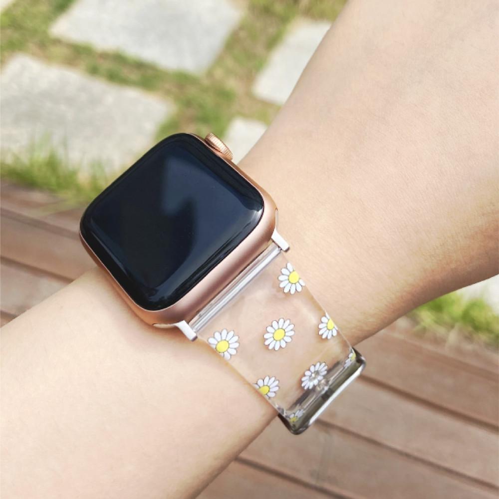 애플워치 투명 스트랩 밴드 시계줄 줄질