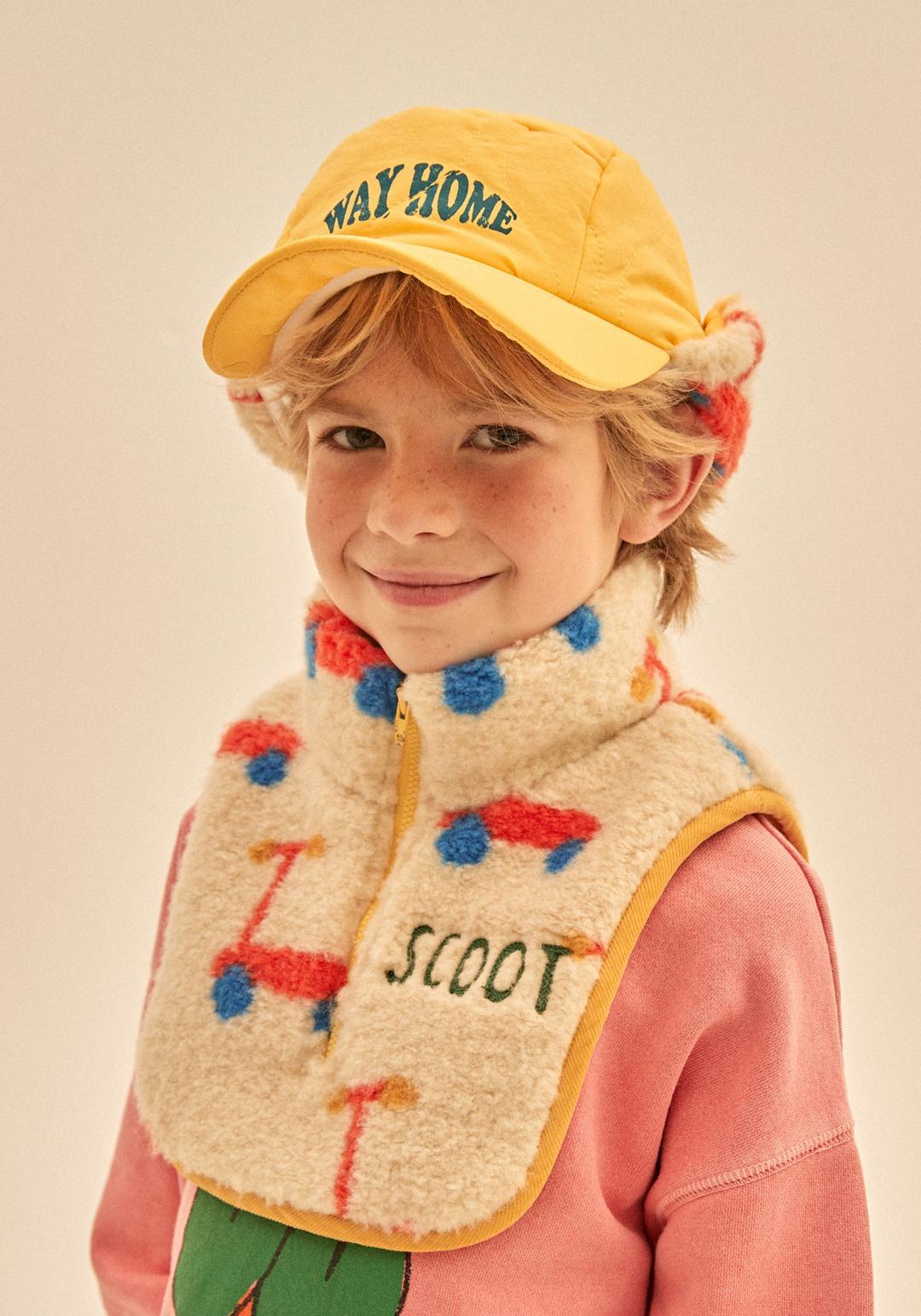 스쿠터 덤블 귀도리 캡_옐로우