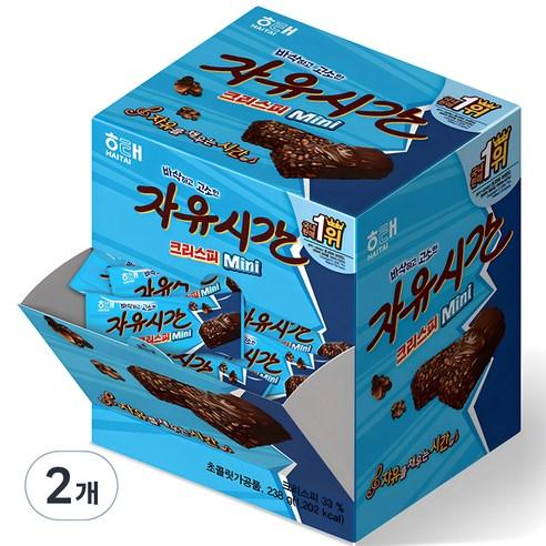 자유시간 크리스피 mini, 238g, 2개 - 초콜릿/사탕/젤리/껌 | 쿠팡