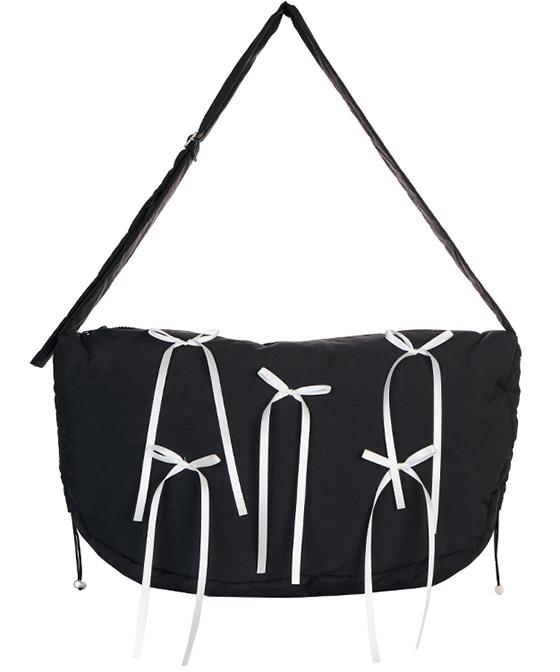 우주 리본 숄더 백