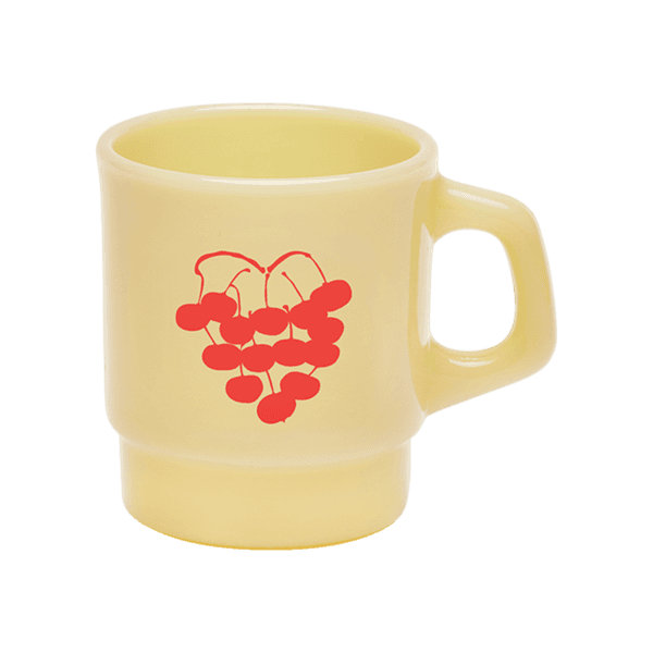 Milk glass Mug(yellow)