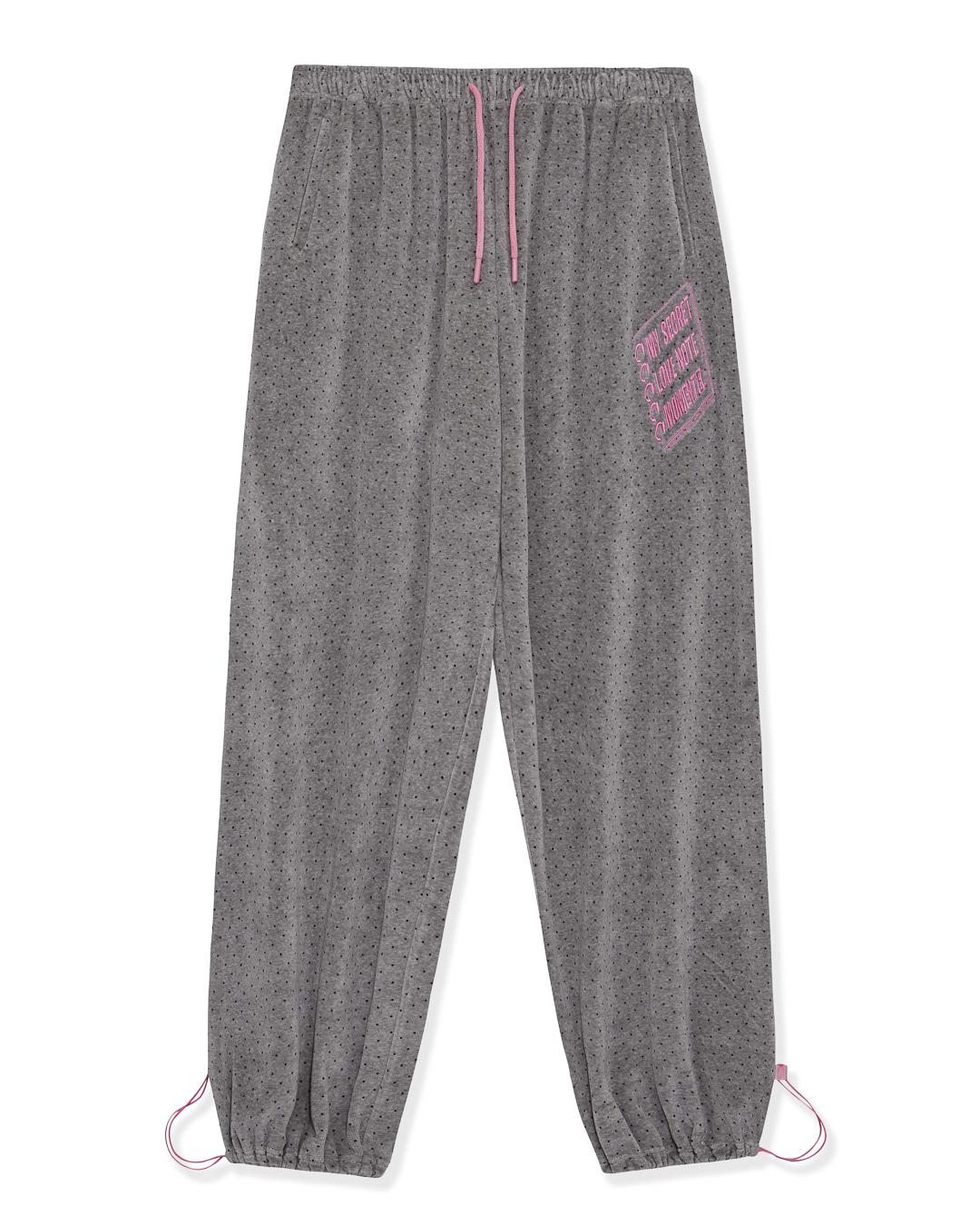 Dot Diary Pants (Gray)