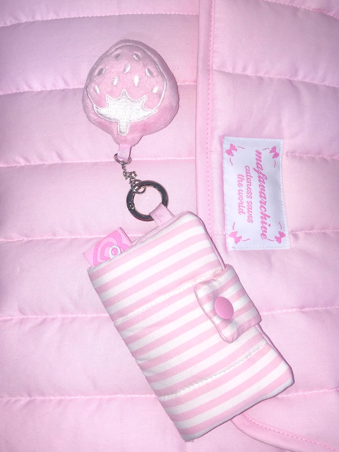 [pre-order] fluffy wallet (pink ver)