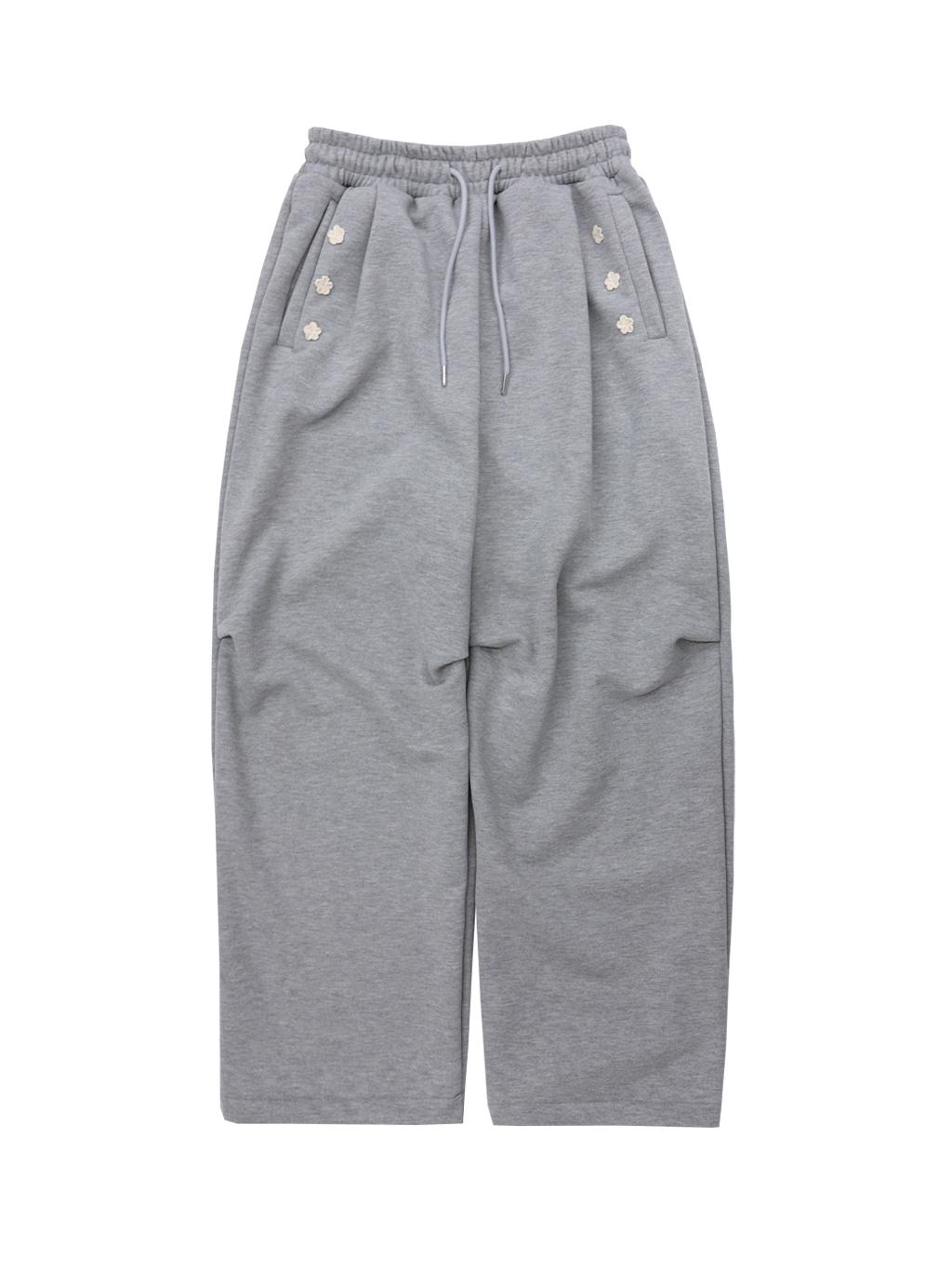 [봄버전] 크로셰 스웻팬츠 (메란지 그레이)