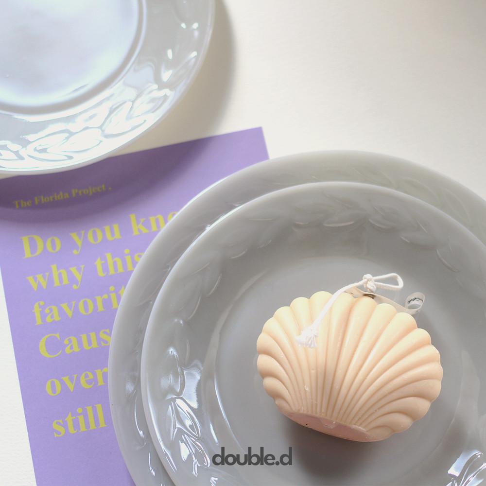 [중고] [더블디] 앵커호킹 파이어킹 그레이 로렐 플레이트/ 샐러드, 디너 플레이트/ 빈티지 접시