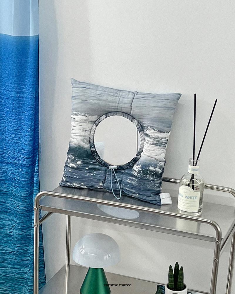 쿠션 거울 술술 에디션 바다 윤슬 인테리어 집들이 선물