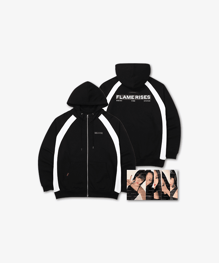 Zip-Up Hoodie (Black)