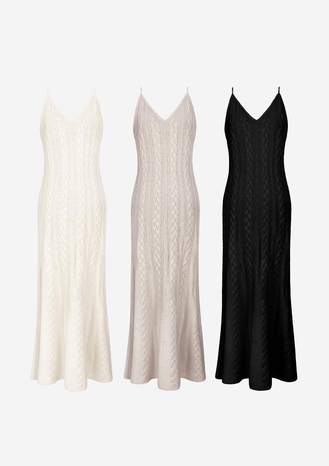 Signature maxi knit dress