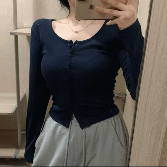 *[-3kg]슬림핏 가디건 티셔츠