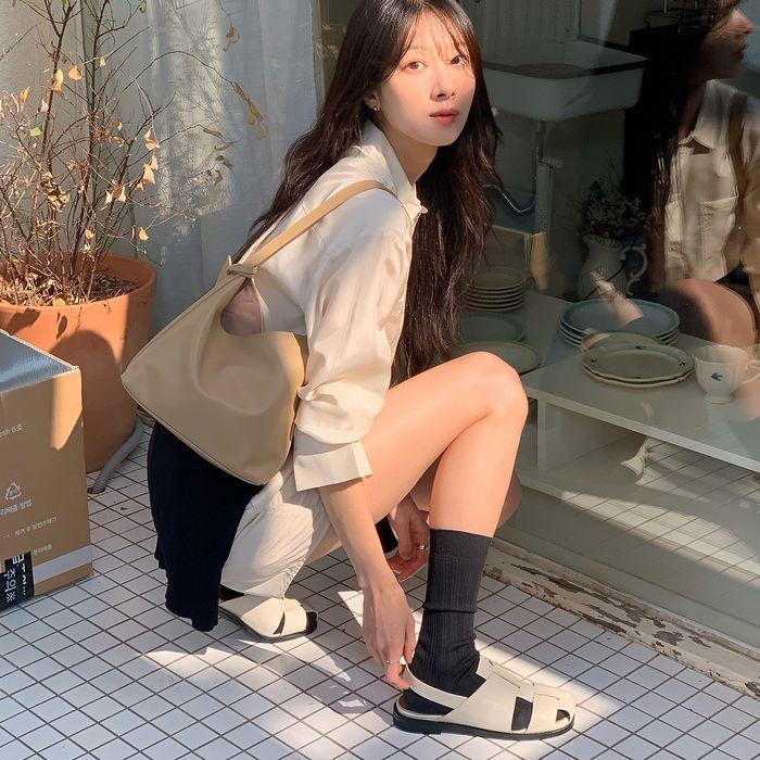 [6/27순차출고]Puzzle sandals Ivory