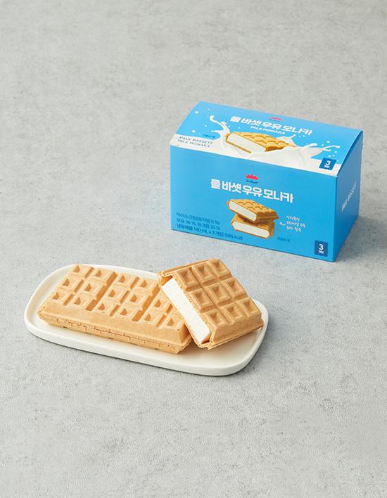 [폴 바셋] 우유 모나카 3개입