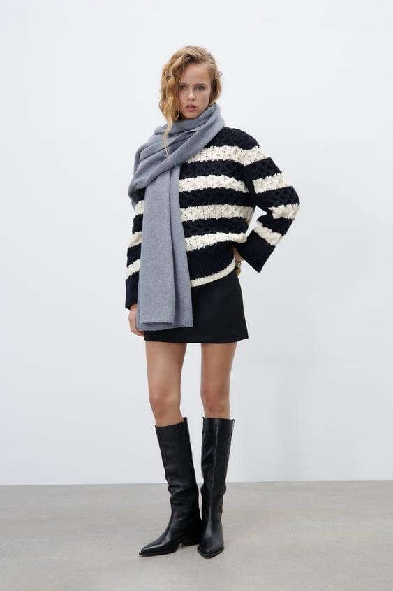 소프트 니트 머플러