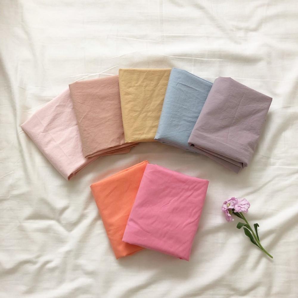 60수 면 100%  고밀도 무지 솔리드 호텔식 자루형 베개커버