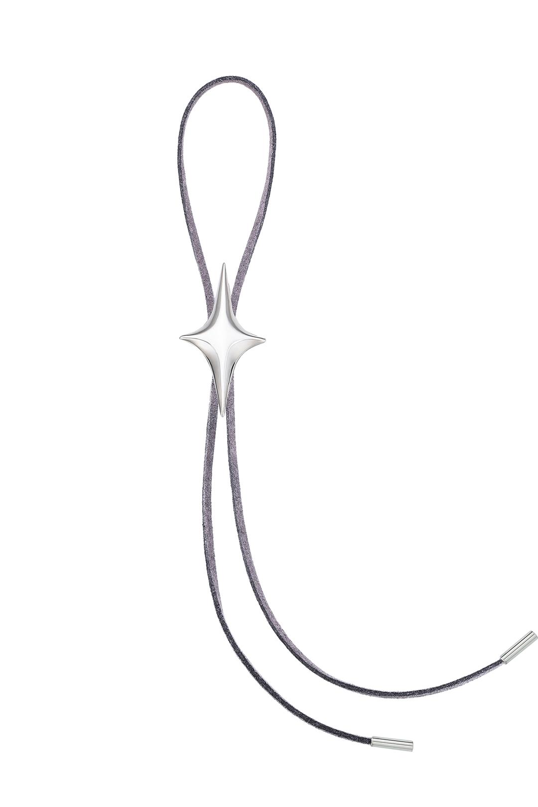 Flash bolo tie (gray)