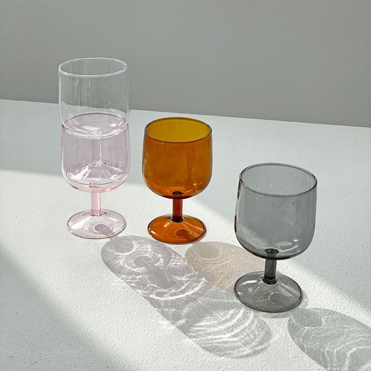 하울스홈 보넬 포컬러 내열 고블렛잔 330ml 4color