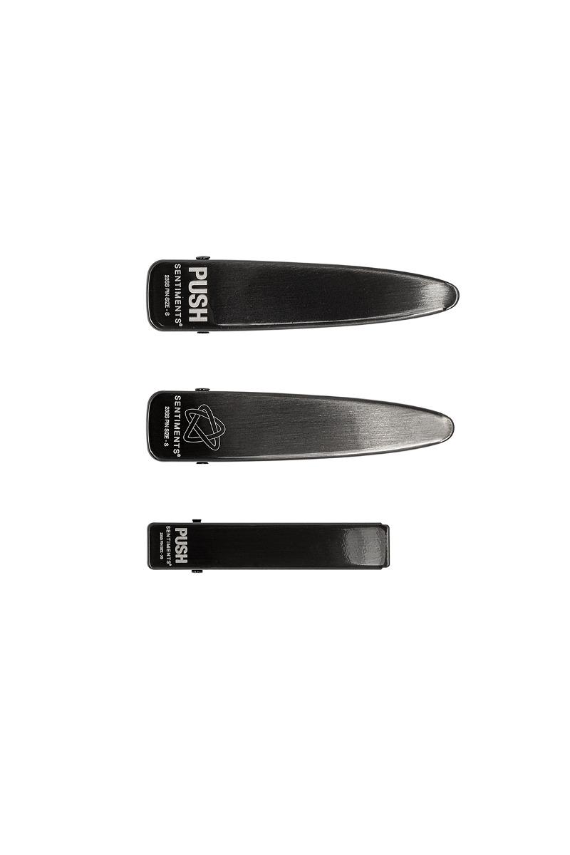 NO.352 [BLACK] HAIR PIN 3set 푸쉬핀 클립