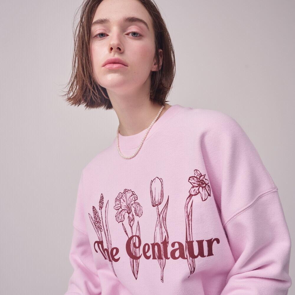 [TC22SSTOP08PK] FOUR BEAUTIES SWEATSHIRT [PINK]