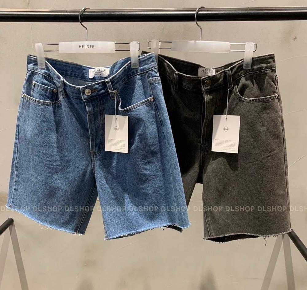 (청xs당일) 드엘샵 헬더 링사5부데님  2color