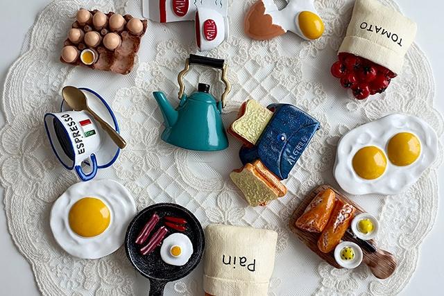 앤틱 냉장고 자석 12종 세트 메모 홀더 마그넷