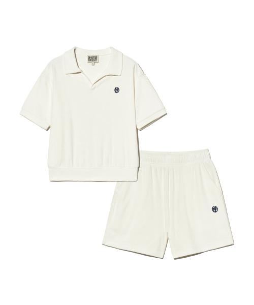 W TERRY SET-UP ivory