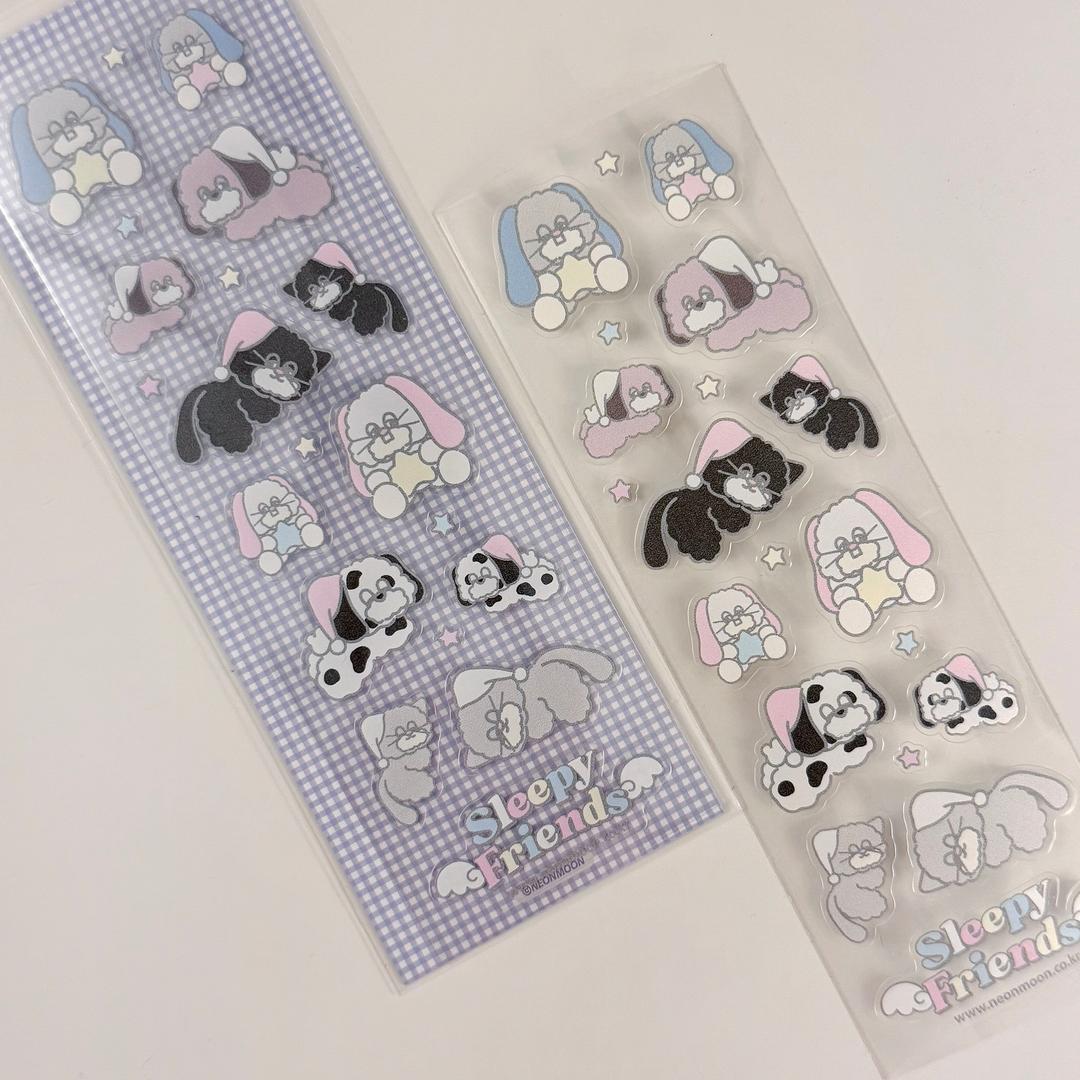 Sleepy Friends Sticker