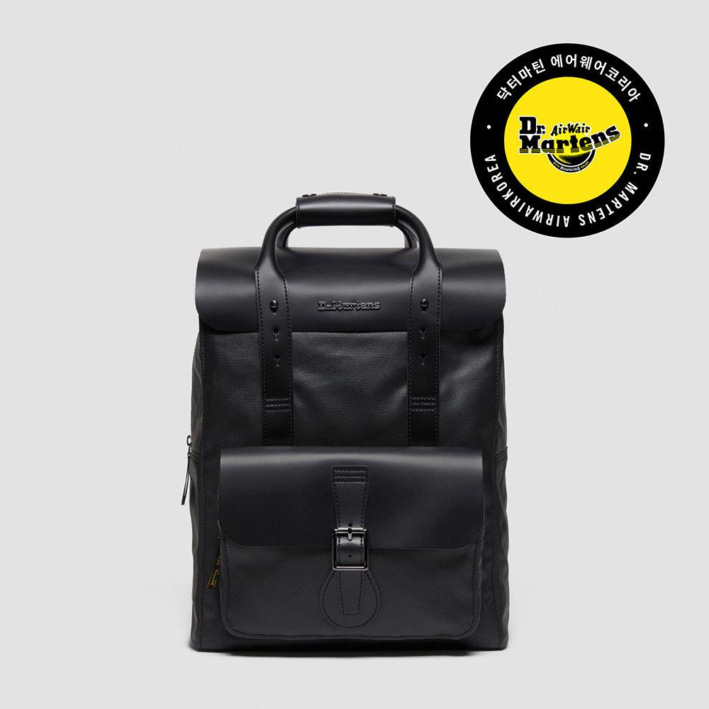 백팩 레더/코튼 블랙 AD039003