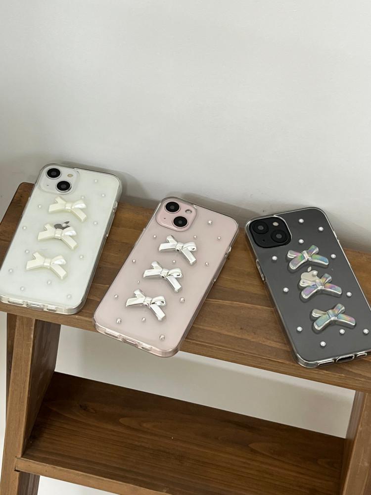 발레코어 트리플 리본 [레진 젤하드 케이스]