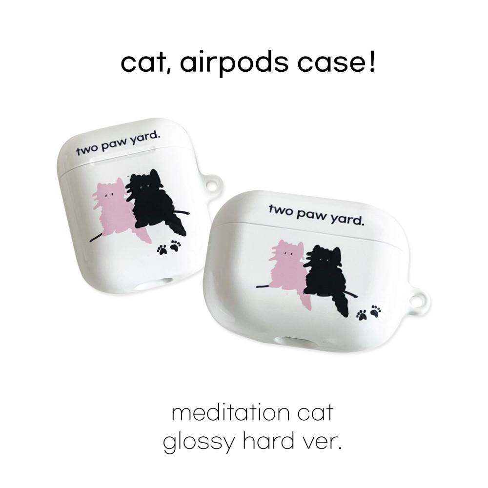 meditation cat airpods case