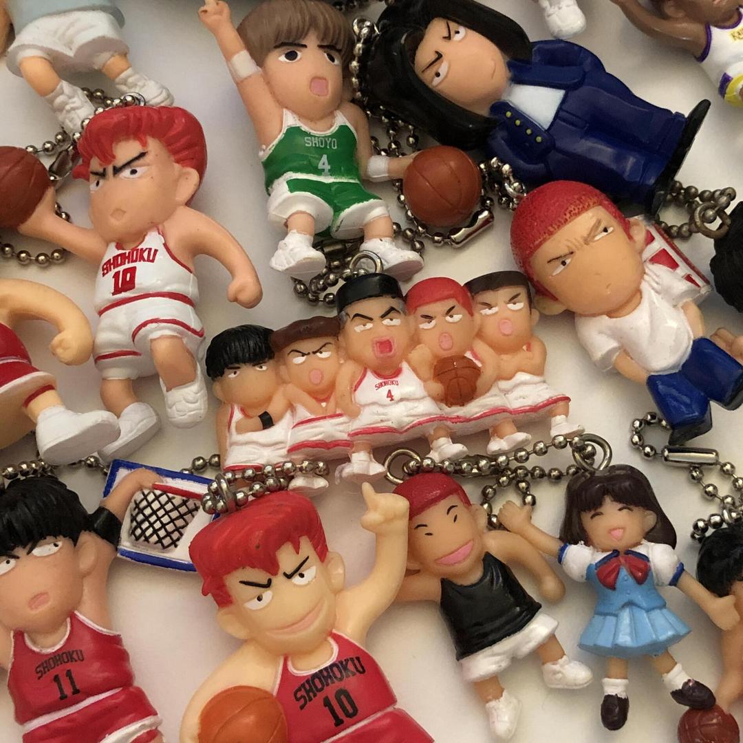 (vintage, 랜덤발송 ) 🏀 zi존 슬램덩크 피규어 볼체인 키링🏀