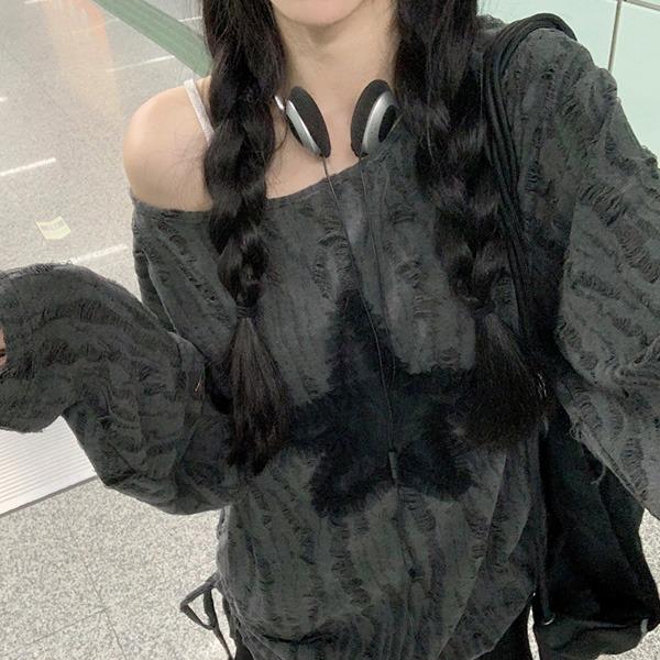 힙샷 하케 데미지 니트