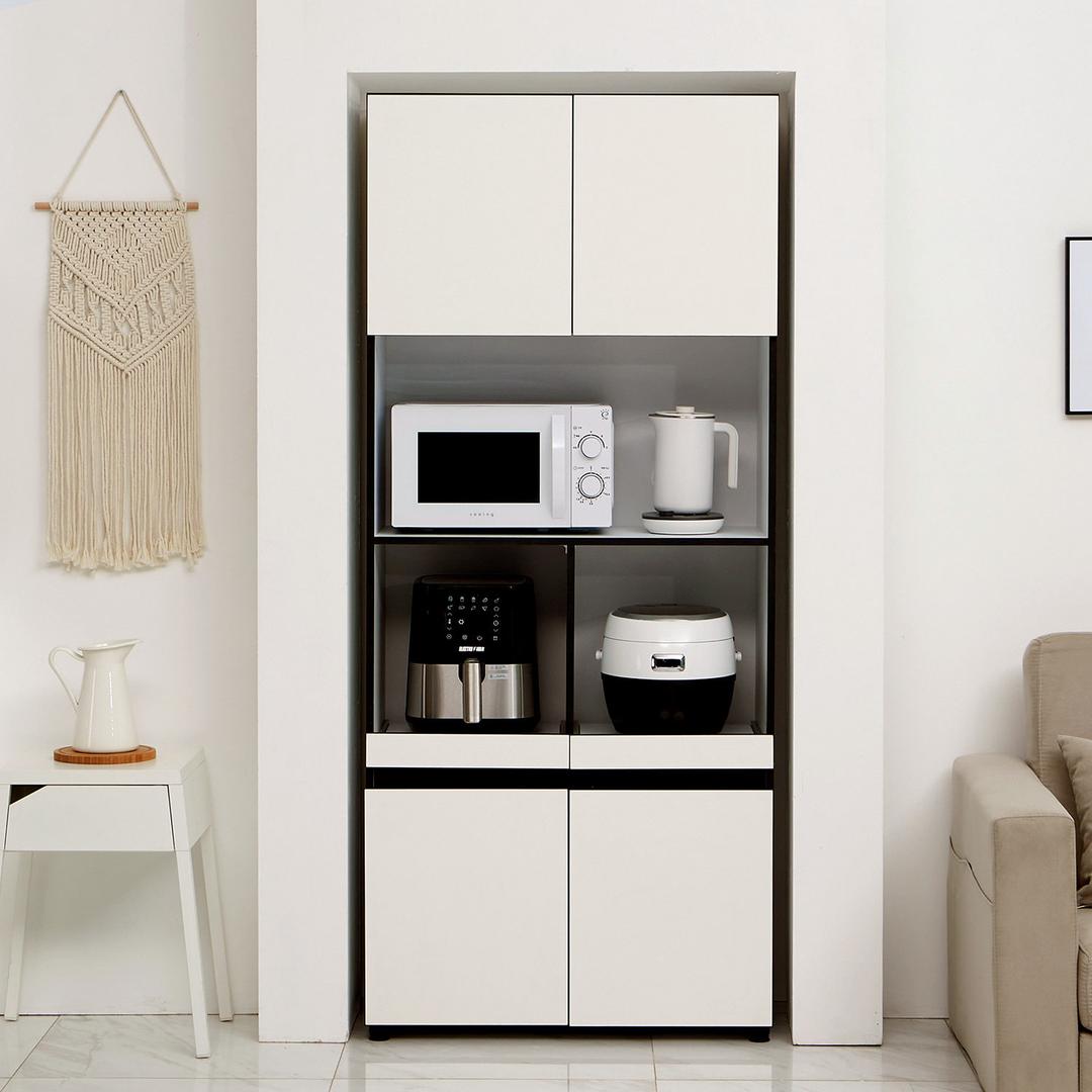 오브제 800 키큰렌지대 렌지대수납장 밥솥다이