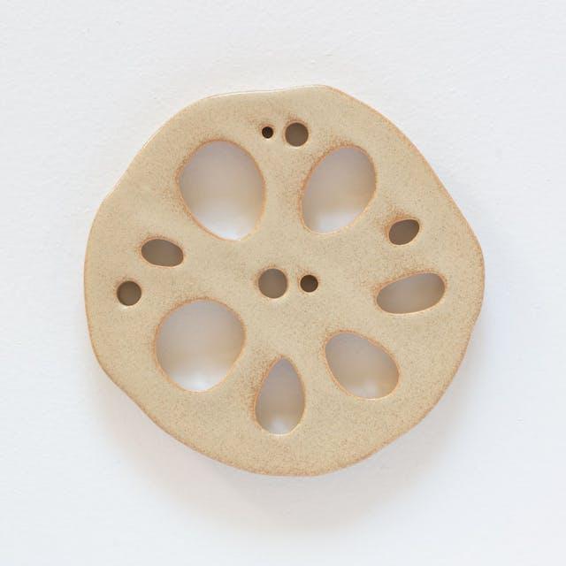 연근 냄비받침 - 오트밀