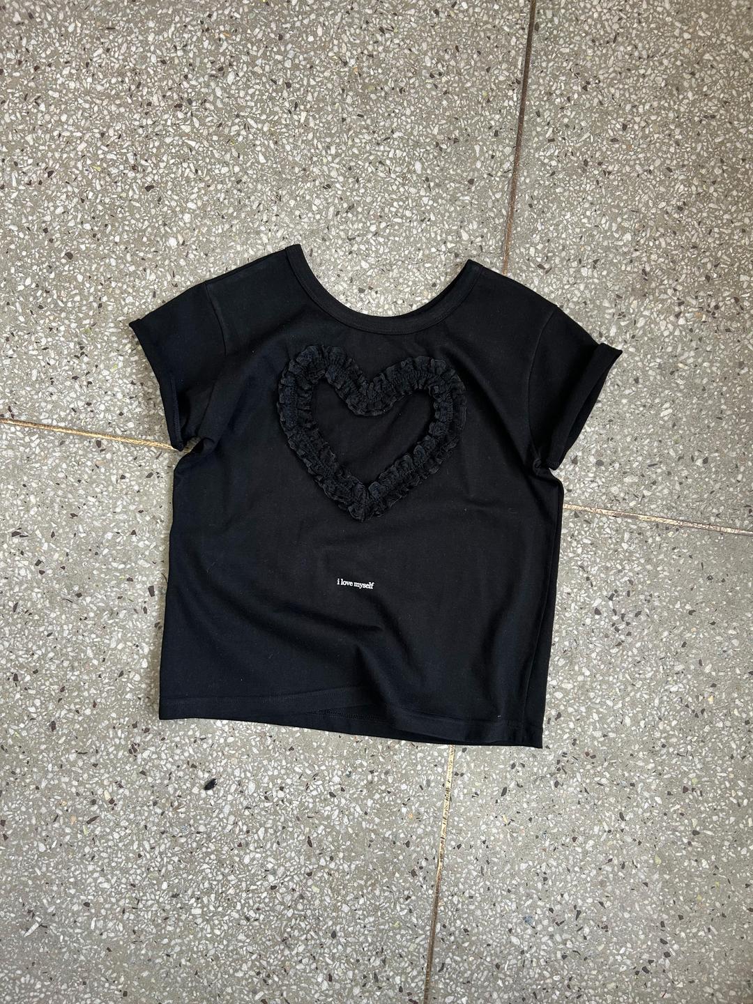 Slogan short sleeved T-shirt, black (regular-fit)
