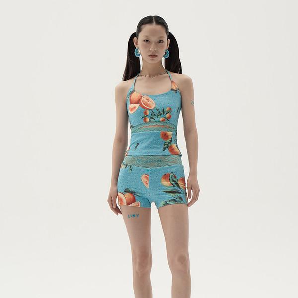 Print Halter Neck Set-up