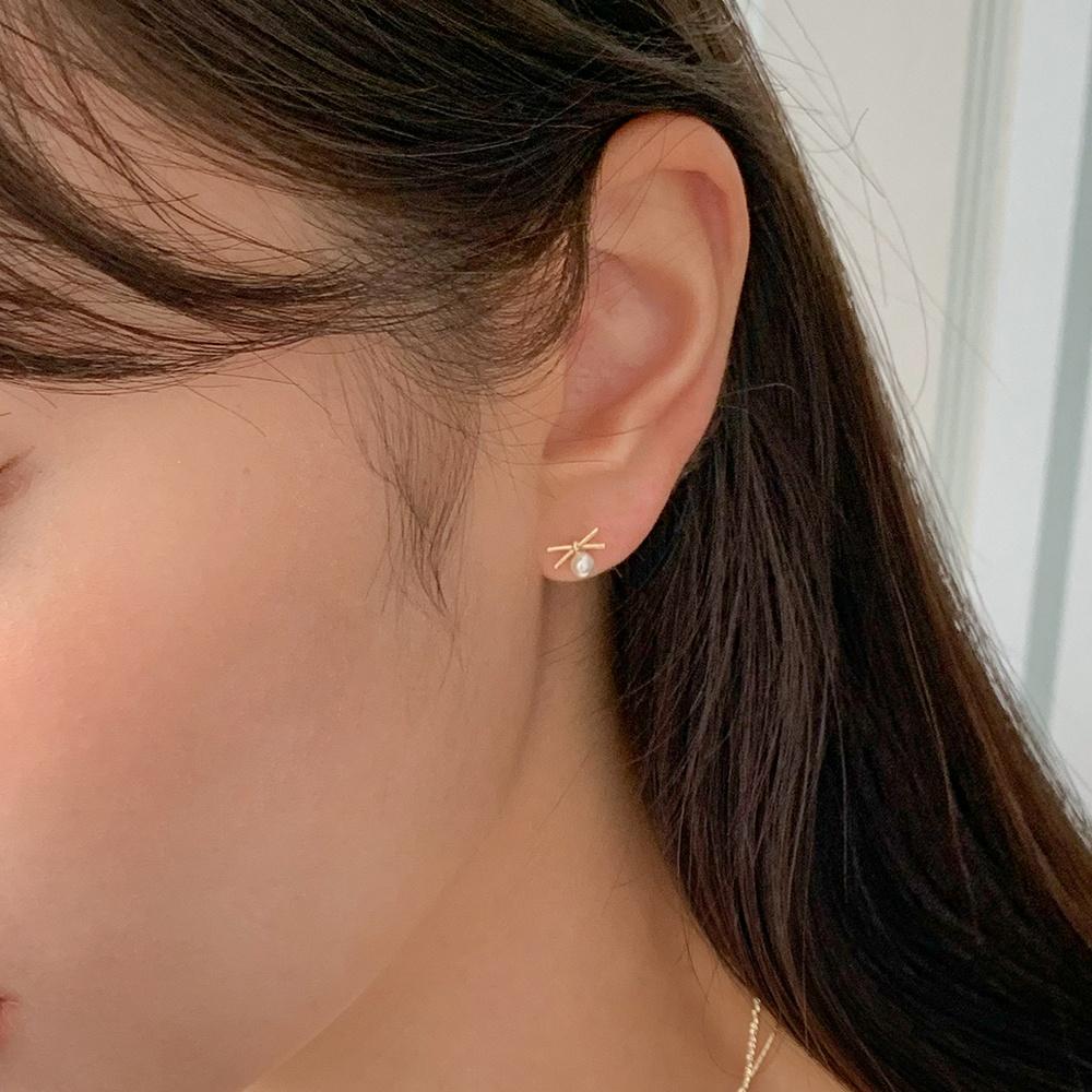 10k 14k 베리 진주 귀걸이