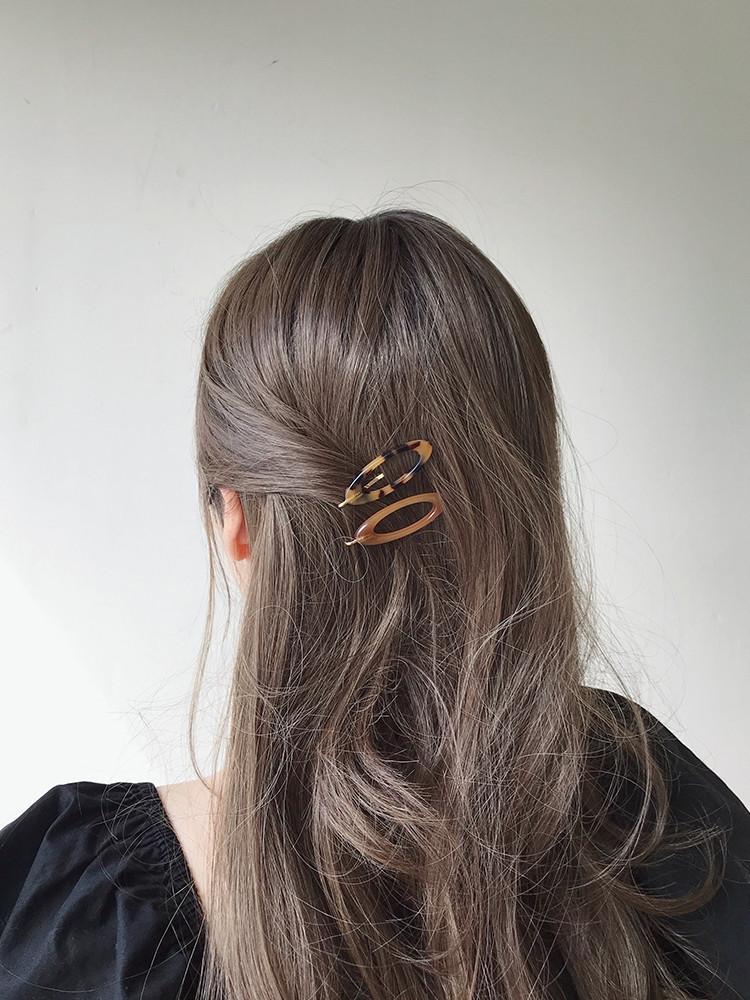 프랑스핀 미니 라운드 앞머리 고정 실핀 (19컬러)