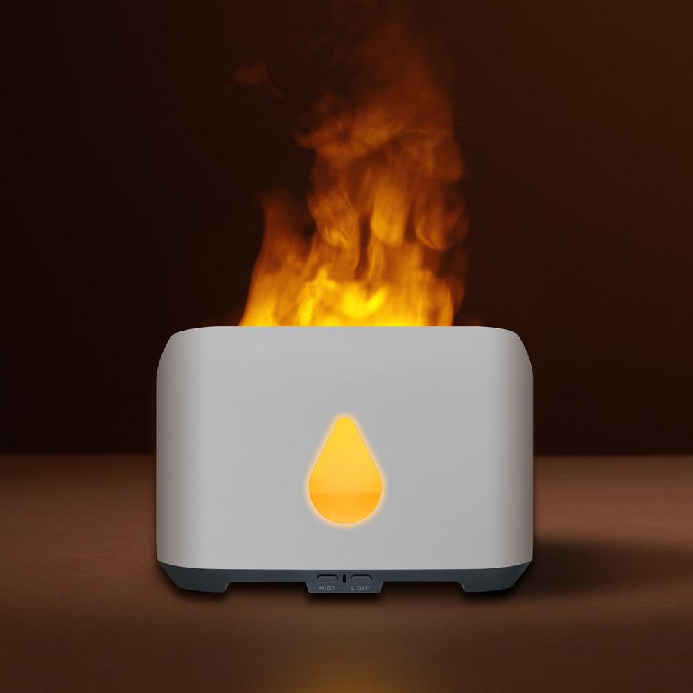 [공동구매] 에어탱크 H-13 불멍 가습기 화이트