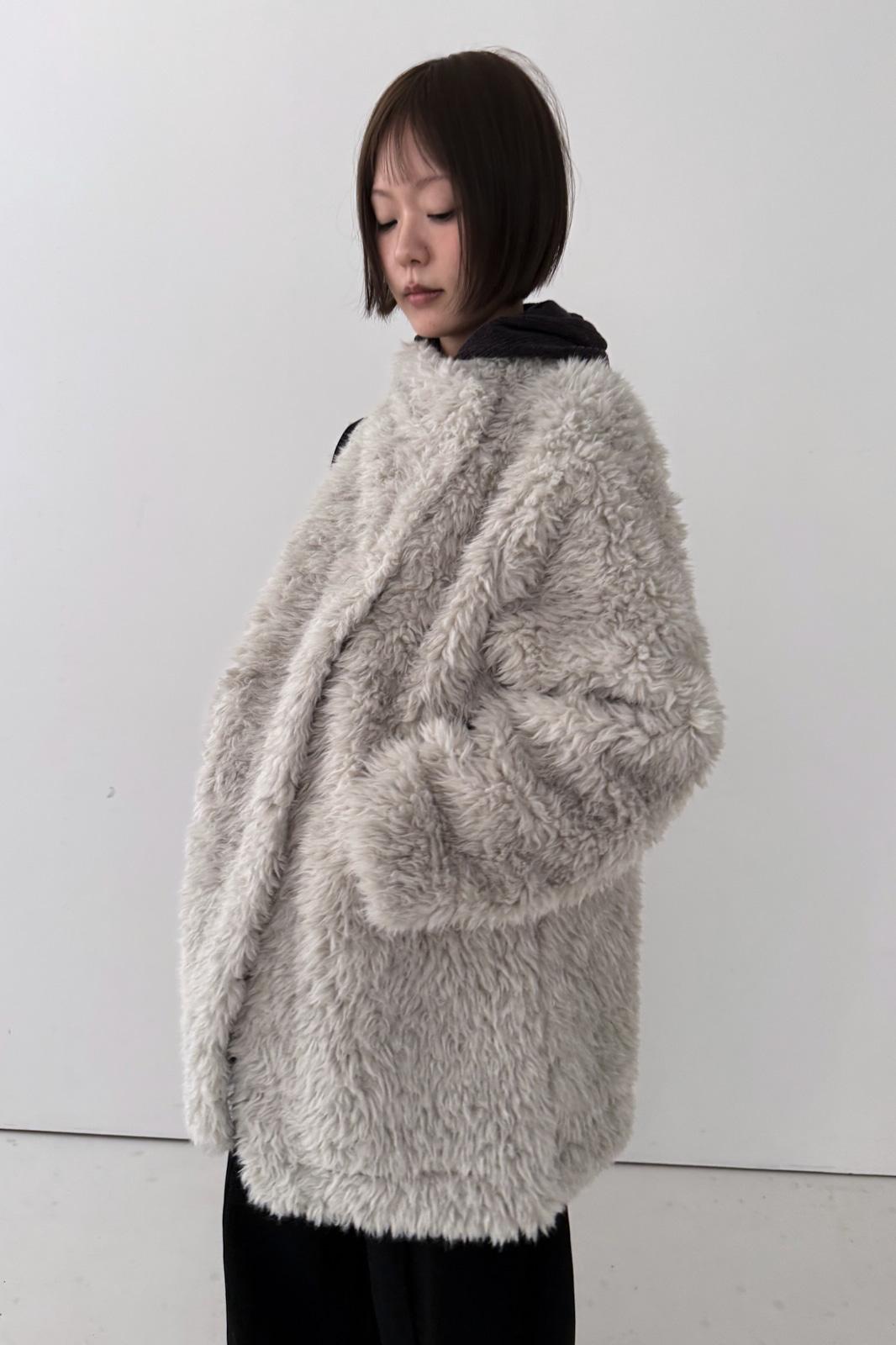 REVERSIBLE FUR HALF JACKET