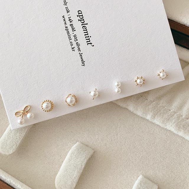 14Kgold / 진주피어싱모음 (7종)