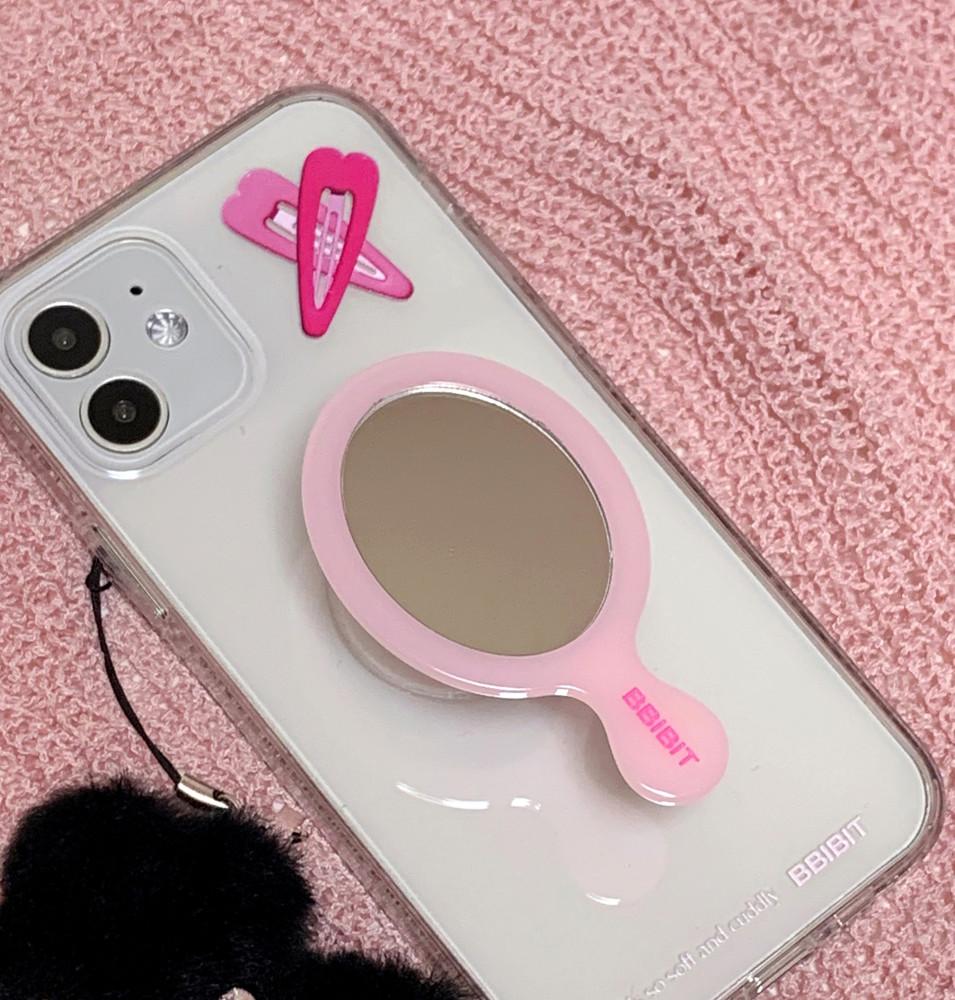 Hand mirror tok(oval) 미니 손거울톡 타원