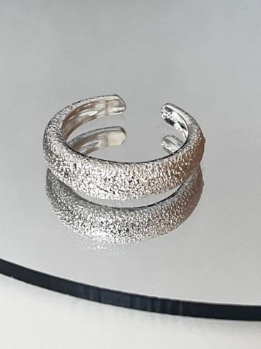 [925 silver] Silver spread ring